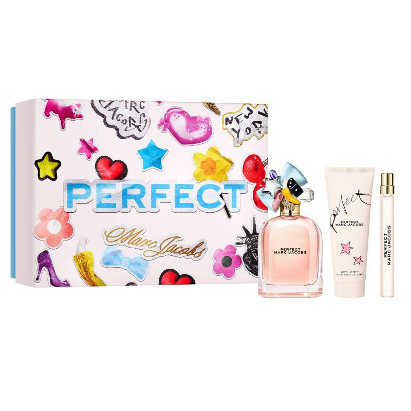 Marc Jacobs Perfect Eau De Parfum 100ml + 10ml + Body Lotion 3 Piece Gift Set 2026