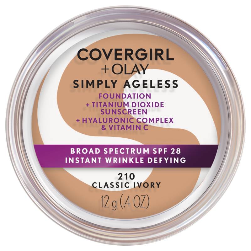 Covergirl + Olay Simply Ageless Wrinkle Defy Foundation Classic Ivory 210